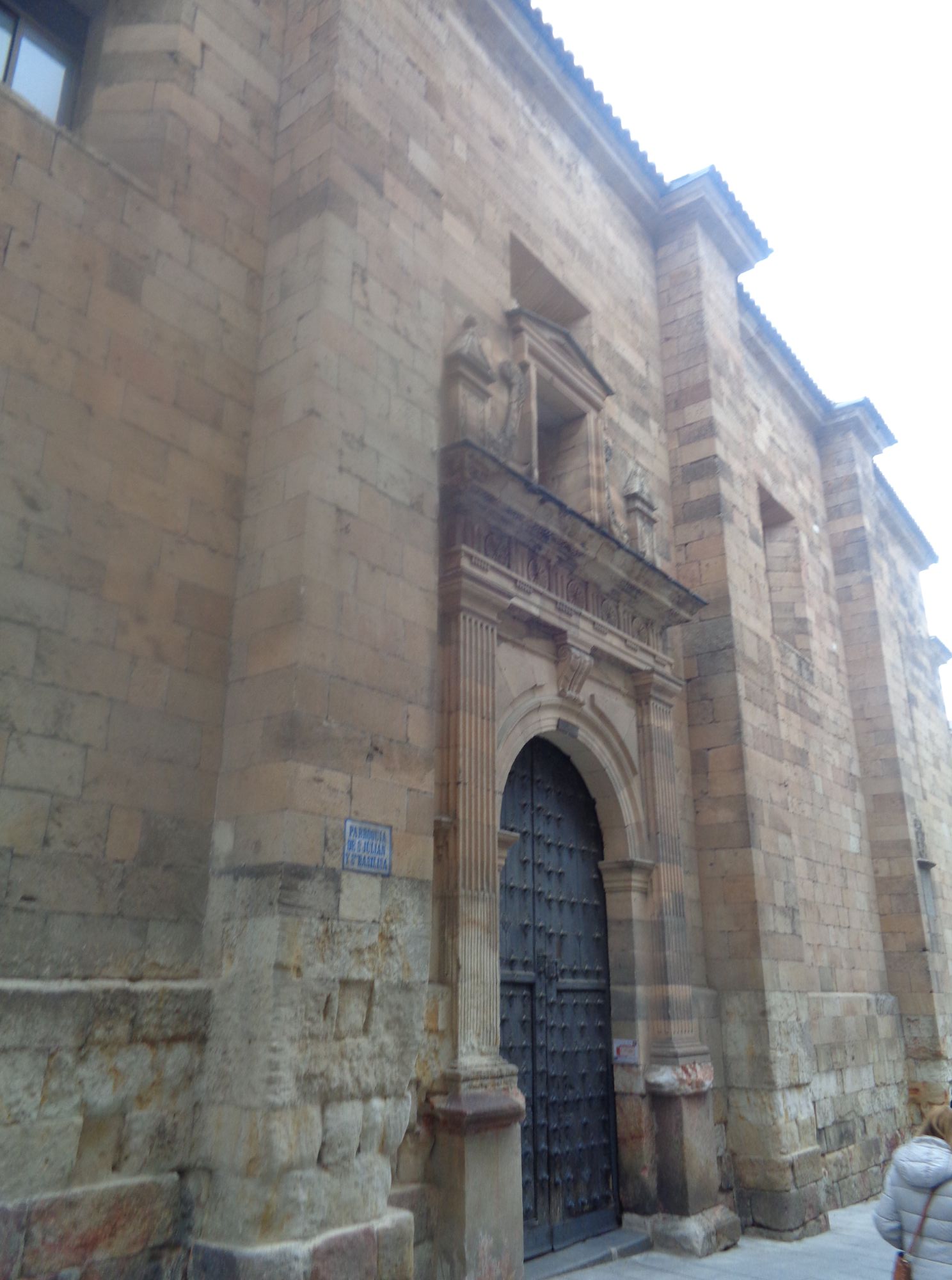 Salamanca ch San Julian y San Basilia front dec24