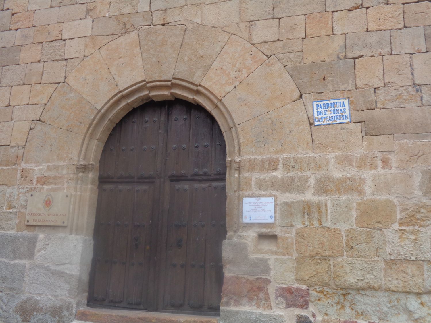 Salamanca ch san tomas casteriense front door dec24