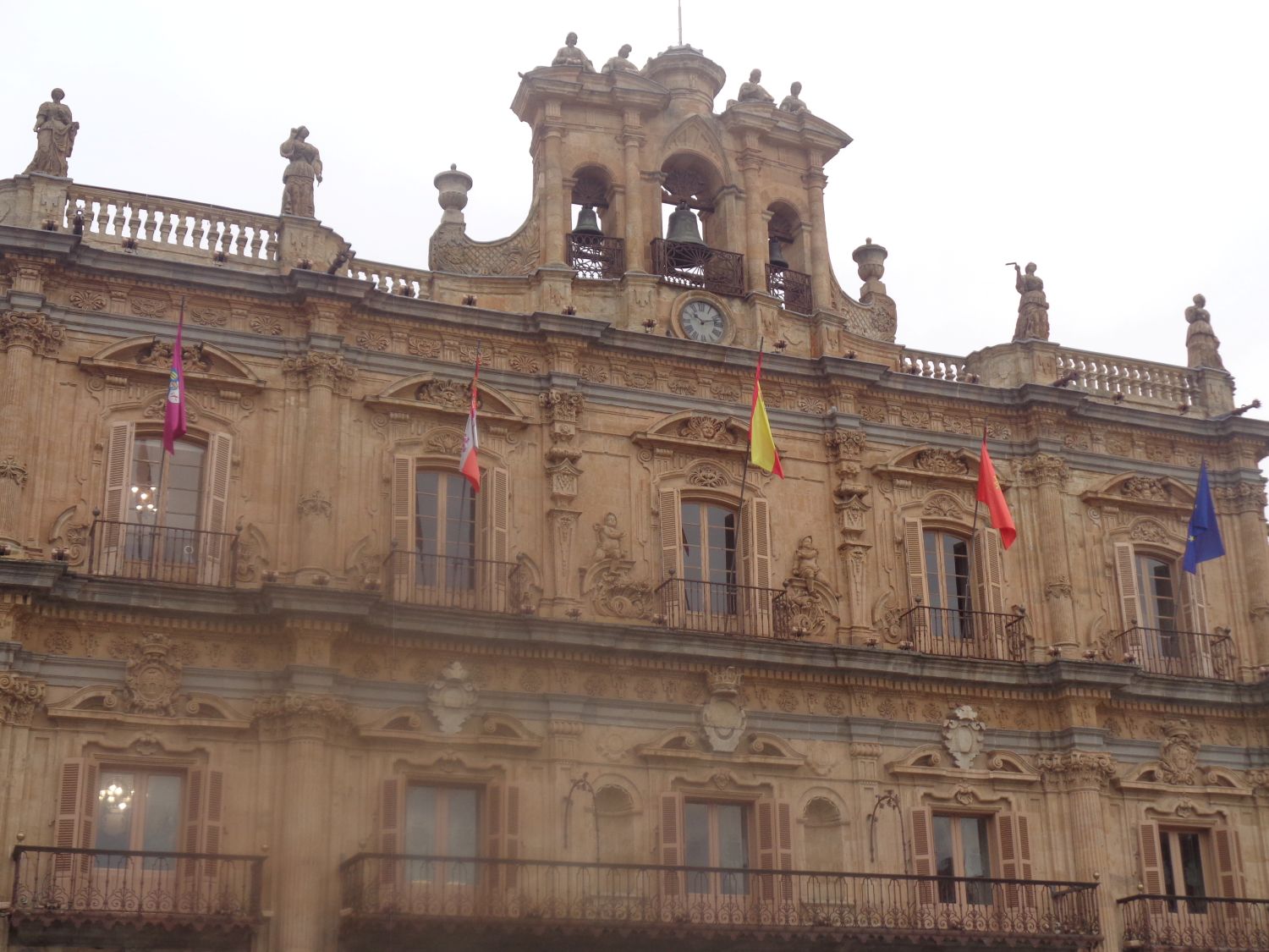 Salamanca plaza Mayor city hall dec24