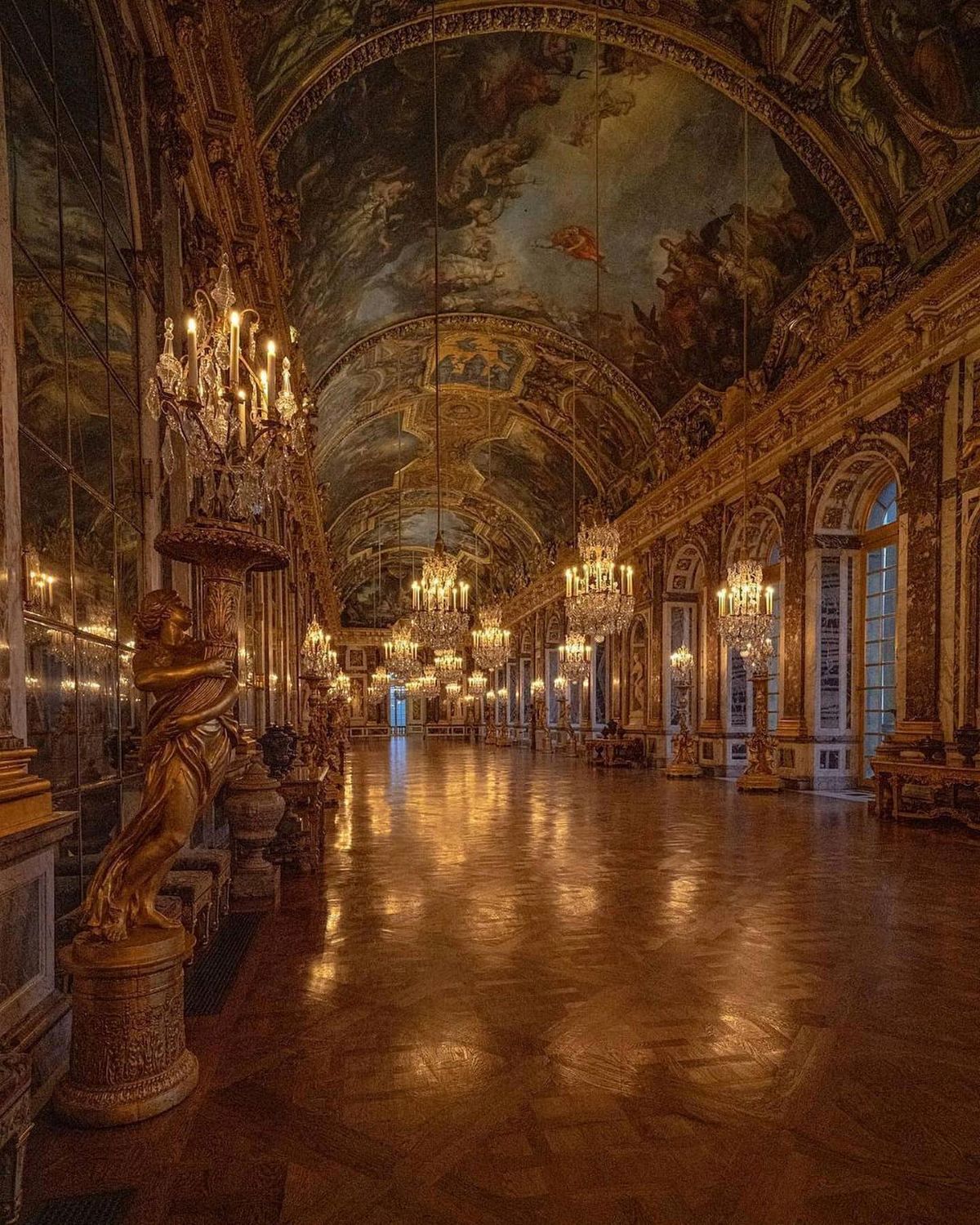 Versailles chateau galerie des glaces