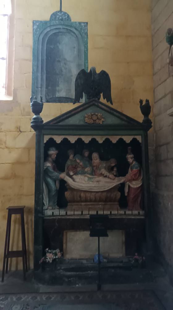 Veules les Roses ch Saint Martin mise au tombeau dec24