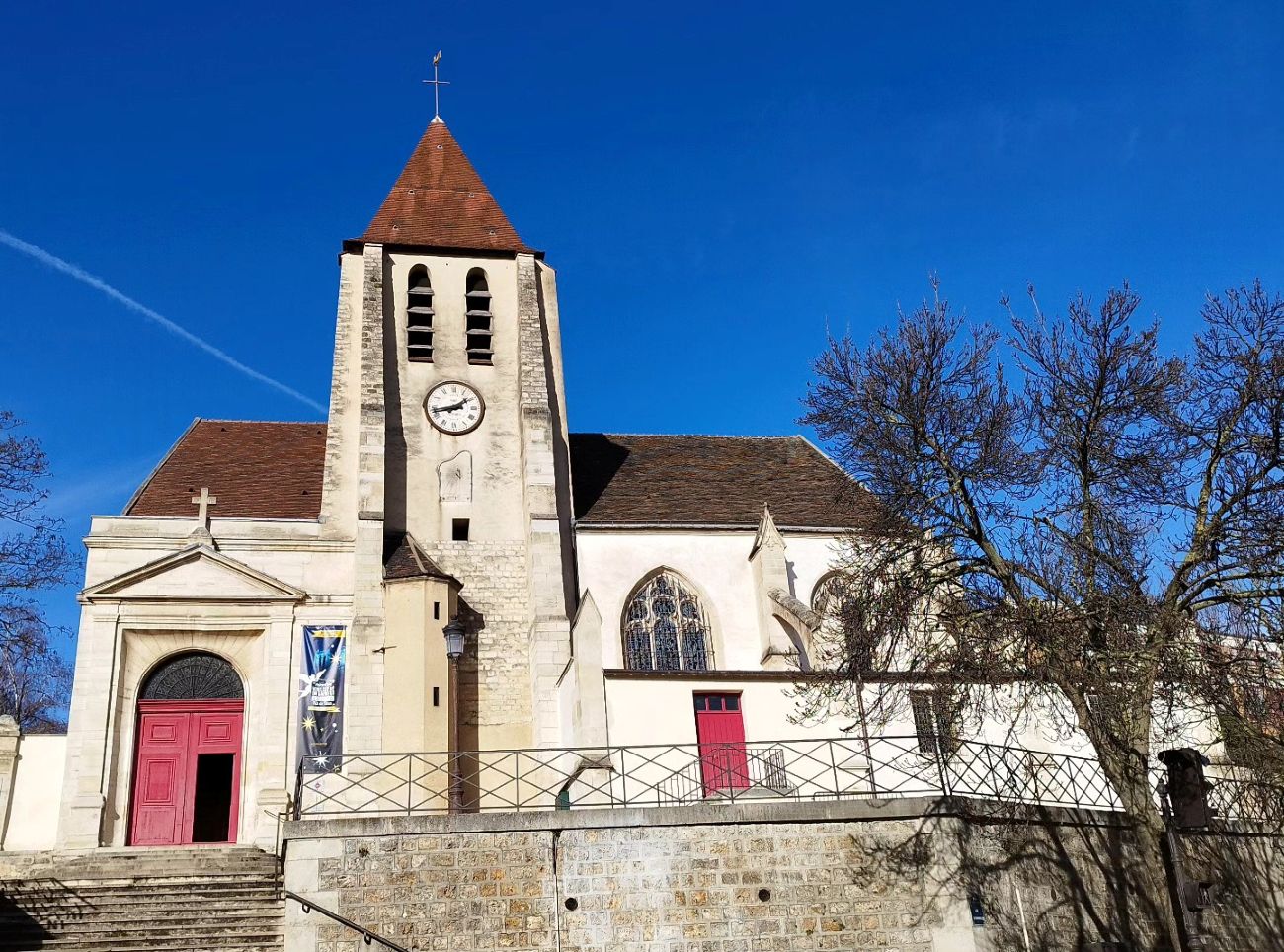 Paris ch Saint Germain de Charonne, XIIe siècle, Rue de Bagnolet, 20e