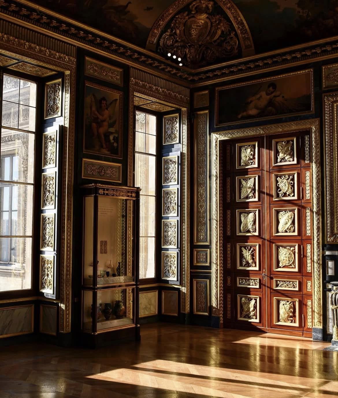 Paris musée du Louvre galerie d'Apollon