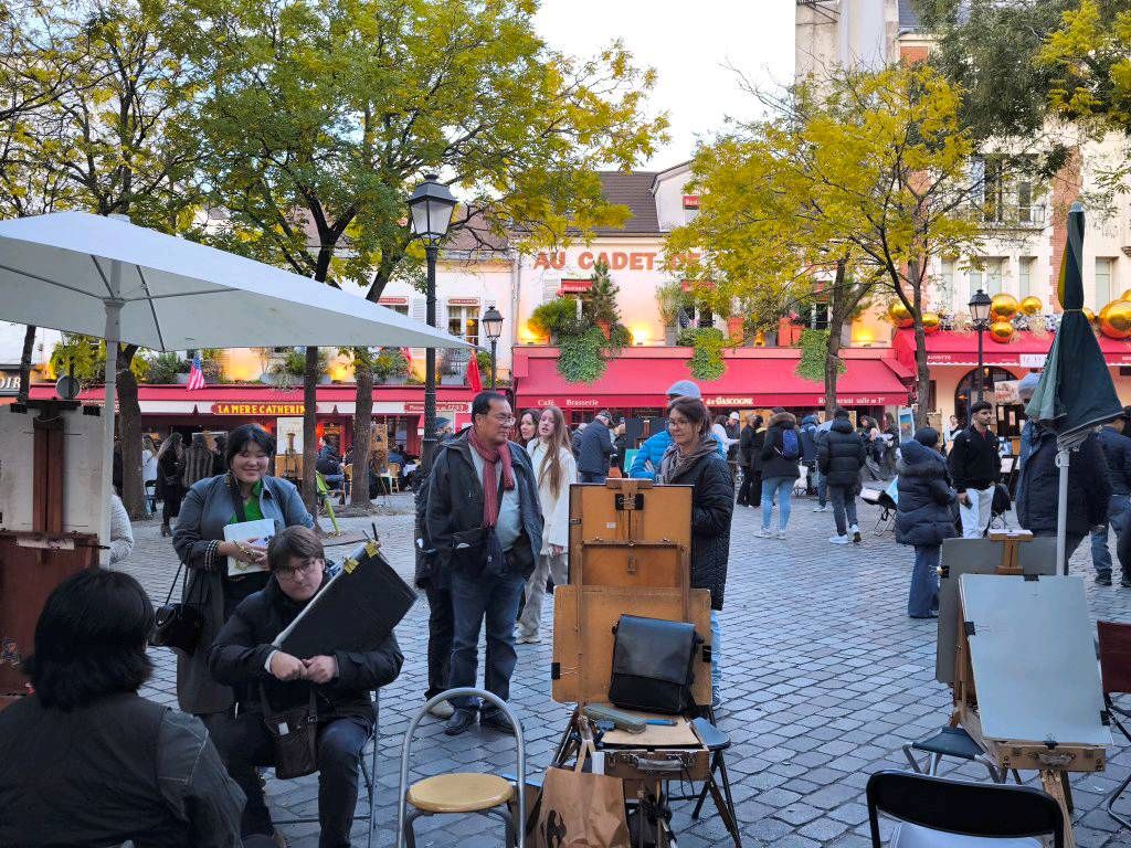 Paris place du tertre, 1