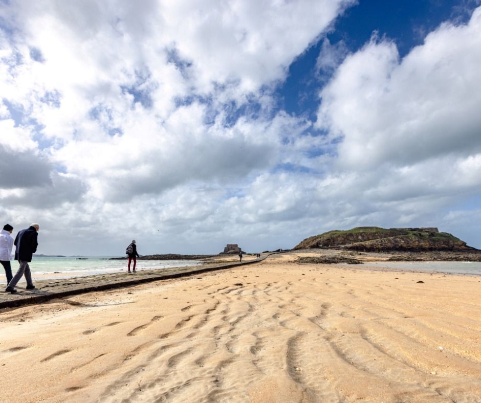 Saint Malo l'îlot du Grand Bé