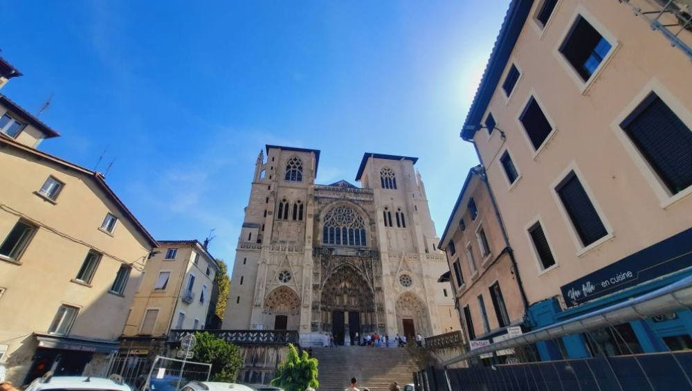 Vienne Cathédrale Saint-Maurice front dec23
